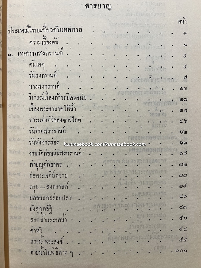 เรื่องเกี่ยวกับประเพณีไทย (เนื่องในเทศกาลตรุษสารท) หนังสืออนุสรณ์ นางเพิ่ม ทวีสิน
