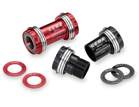 กะโหลก Cema BB Adapter Series-Interlock Ceramic,SRC-BT-PF3024B มีสีดำ