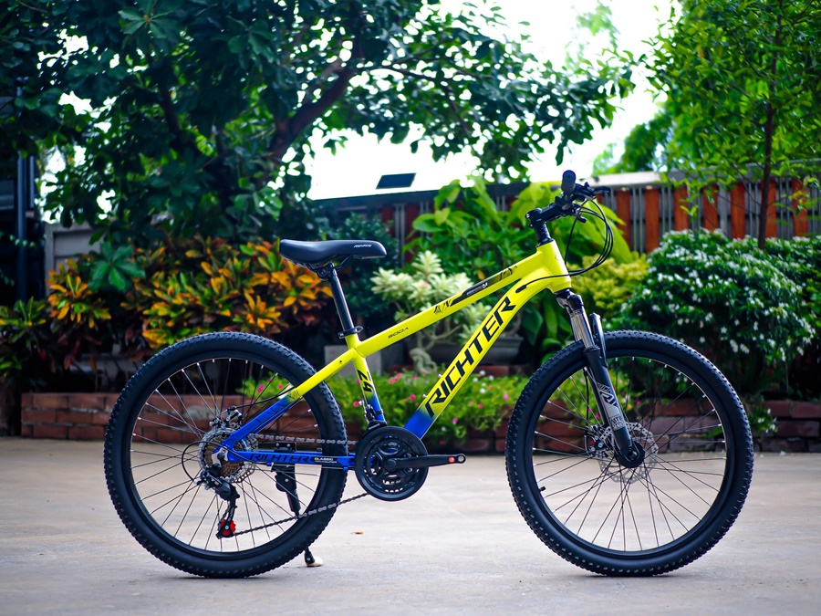 จักรยานเสือภูเขา RICHTER SODA 24 ระบบเกียร์ 21 สปีด ล้อ 24นิ้ว เฟรม Aluminium NEW2025