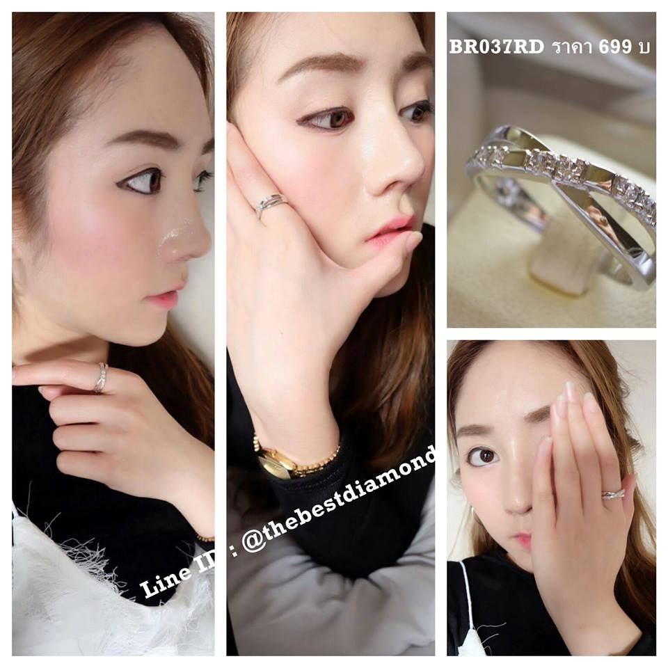 BR037RD+++แหวนแถวแบบไขว้+++ แบบนี้เก๋มากๆๆๆค่ะ ขายดีสุดๆ ใส่สวยทุกนิ้วเลยค่ะ ดีไซน์อ่อนช้อย และน่ารักมาก
