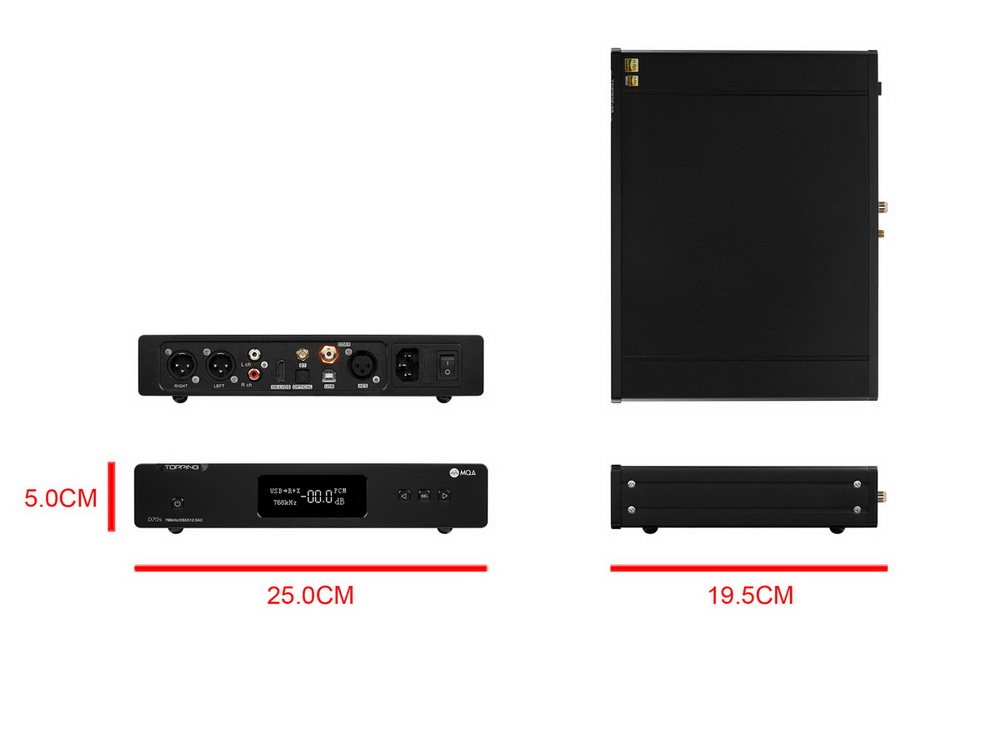 ขาย Topping D70S MQA DAC ตัวแปลงสัญญาณ แบบตั้งโต๊ะ