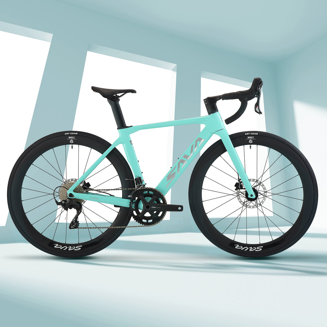 SAVA A7L & A7L PRO – Carbon Fiber Road Bikes with 24-Speed Shimano 105 R7100/R7120 | Hydraulic Disc Brakes | UCI