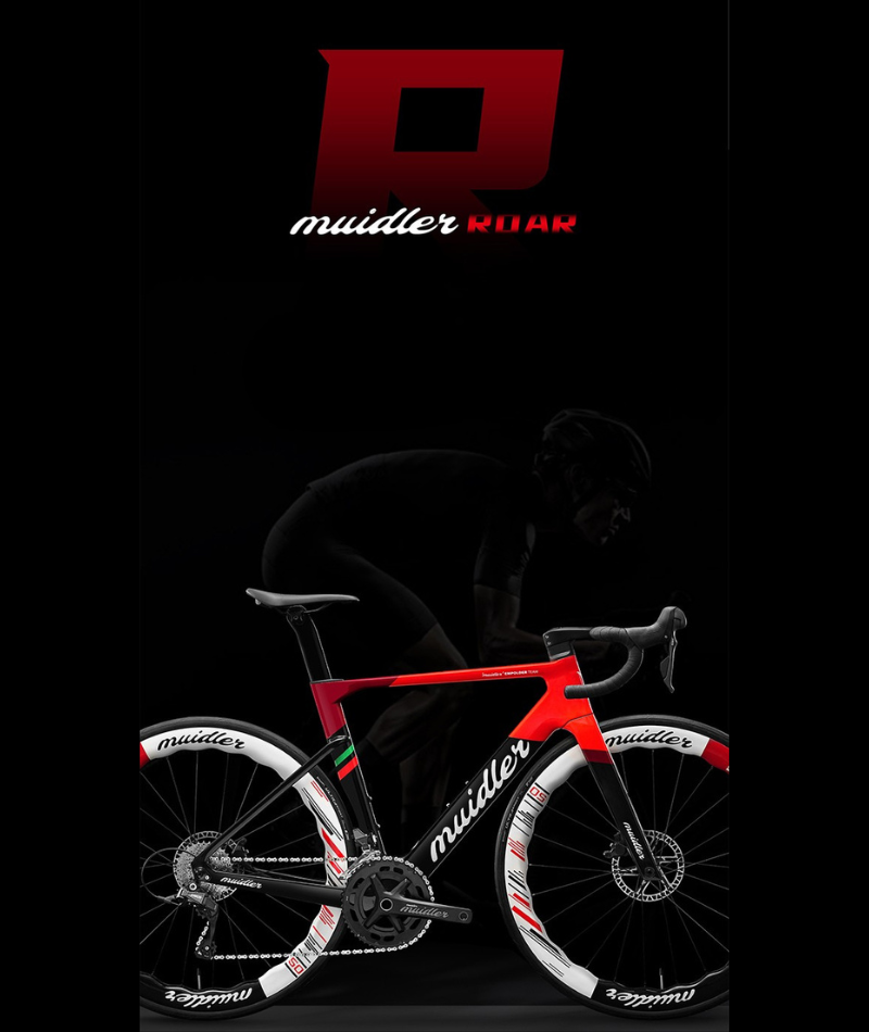 Muidler ROAR จักรยานเสือหมอบคาร์บอนเต็มรูปแบบ 2025 | ล้อคาร์บอน Aero 50MM | เกียร์ 24 สปีด | เลือก R7 หรือ R8 อิเล็กทรอนิกส์