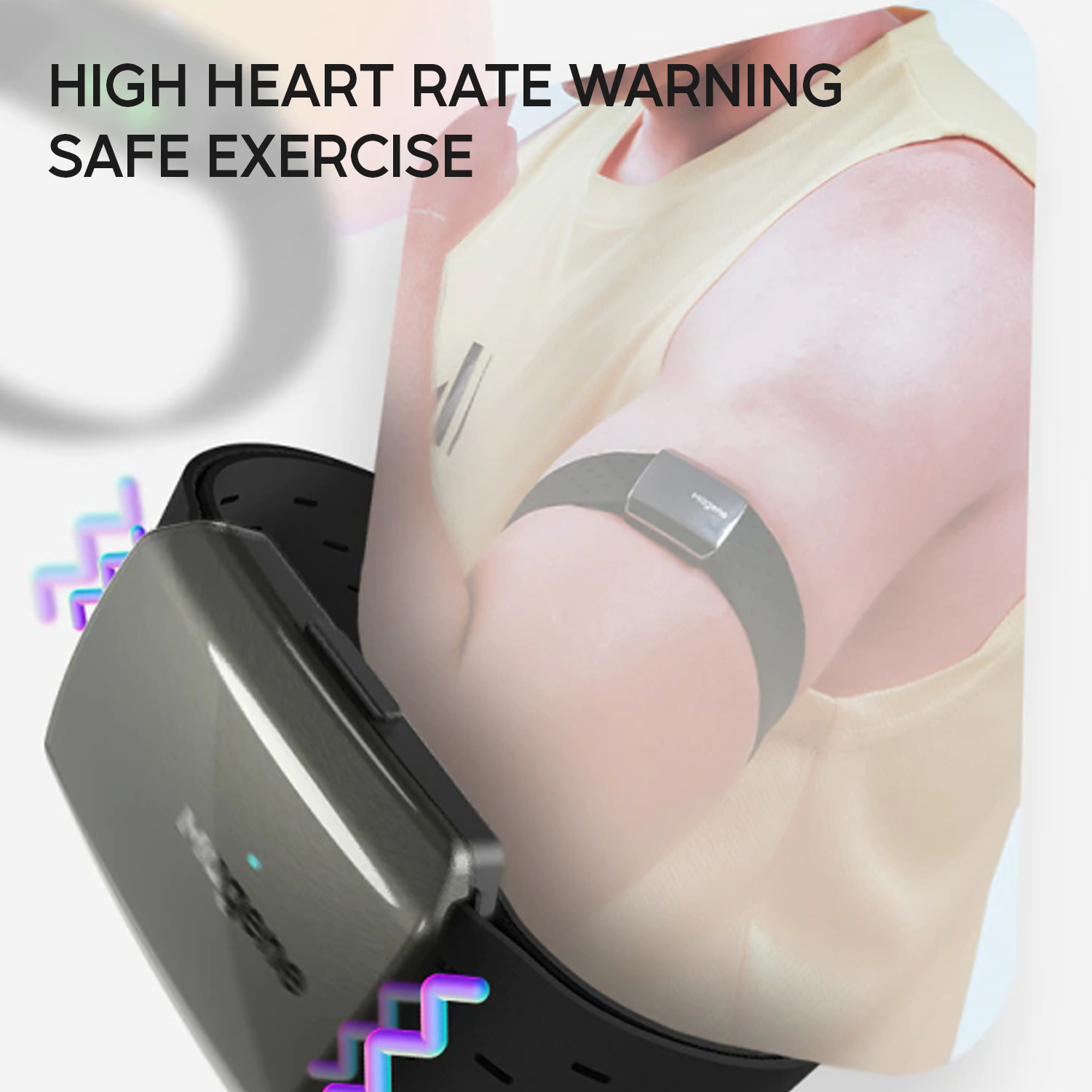 MAGENE Heart Rate Sensor รุ่น H803 (แบบรัดแขน) รองรับแอพฯ Onelap, Onelapfit, Swift, Strava, Wahoo