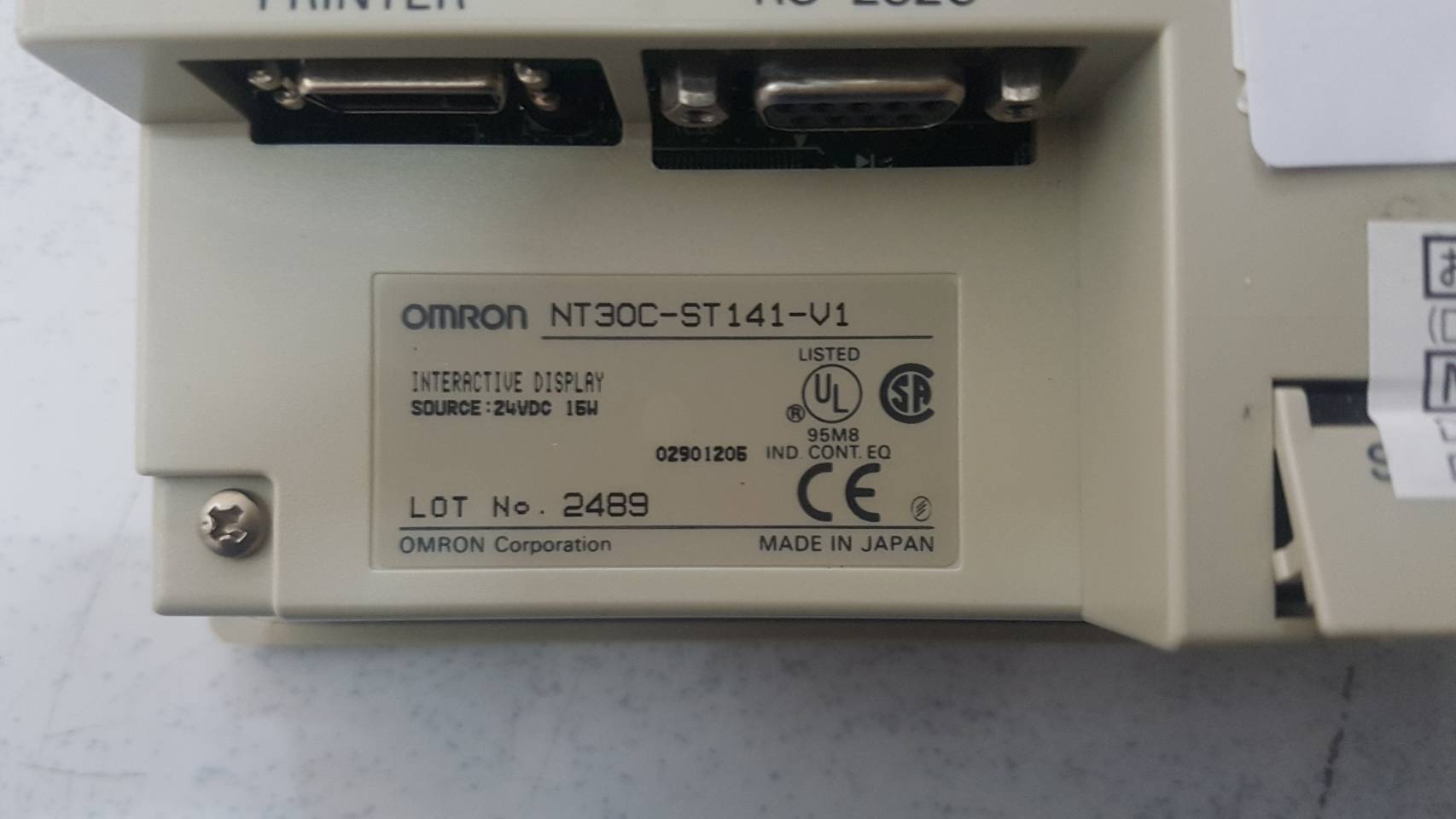 NT30C-ST141-V1 LCD TOUCH SCREEN “OMRON ”