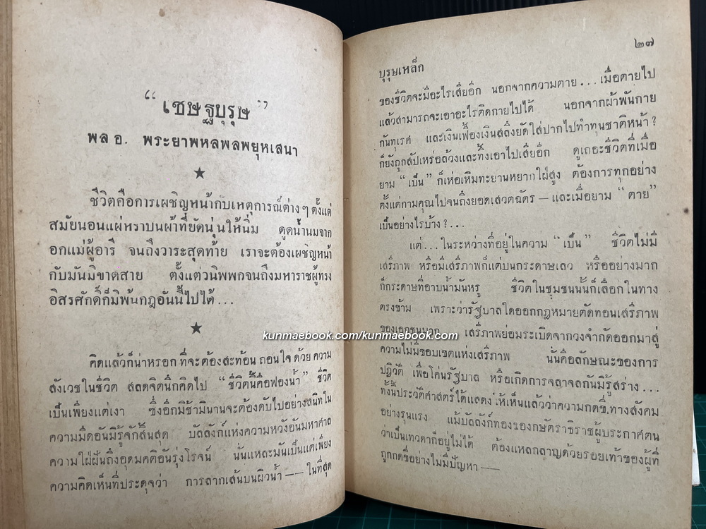 บุรุษเหล็กแห่งกรุงรัตนโกสินทร์ ผลงานของ ประยุทธ์ สิทธิพันธุ์.