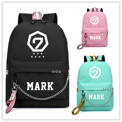 กระเป๋าเป้ไนลอนพาสเทล GOT7