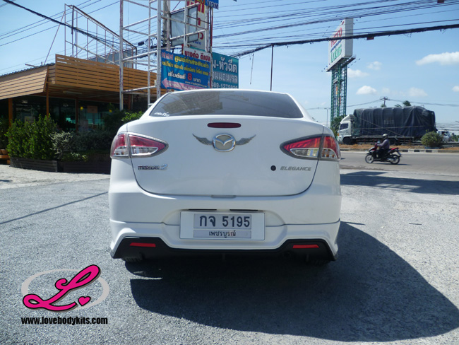 สเกิร์ตหลัง MAZDA 2 SEDAN LIMITED EDITION : 2011-2014 / 4 ประตู