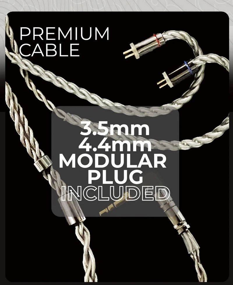 Tangzu Nezha หูฟัง IEMs Hybrid 7 ไดรเวอร์ 6BA+1Electrostatic ประกันศูนย์ไทย