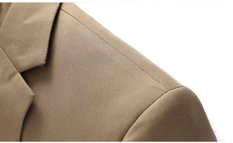 พร้อมเช่า ชุดสูทชาย สูทสีน้ำตาล Coffee Brown กระดุม 2 แถว Double-breasted Suit