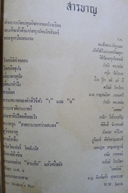 หนังสือที่ระลึก งานปิดภาคเรียน โรงเรียนจิตรดา ประจำปีการศึกษา พ.ศ.๒๕๑๖