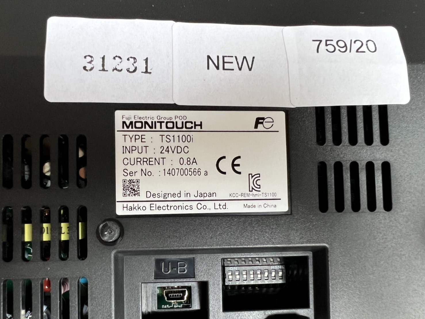 TS1100I HMI " FUJI "