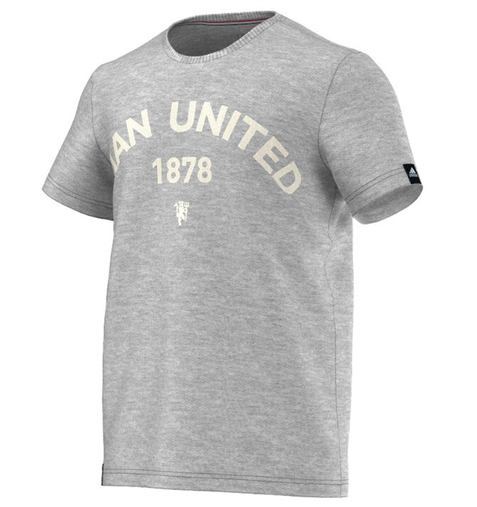 เสื้อแมนเชสเตอร์ ยูไนเต็ด Graphic T-Shirt Grey