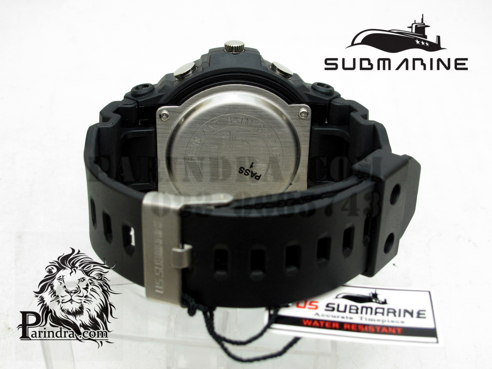 US submarine Protector รุ่น TP3147M สีดำตัดส้ม