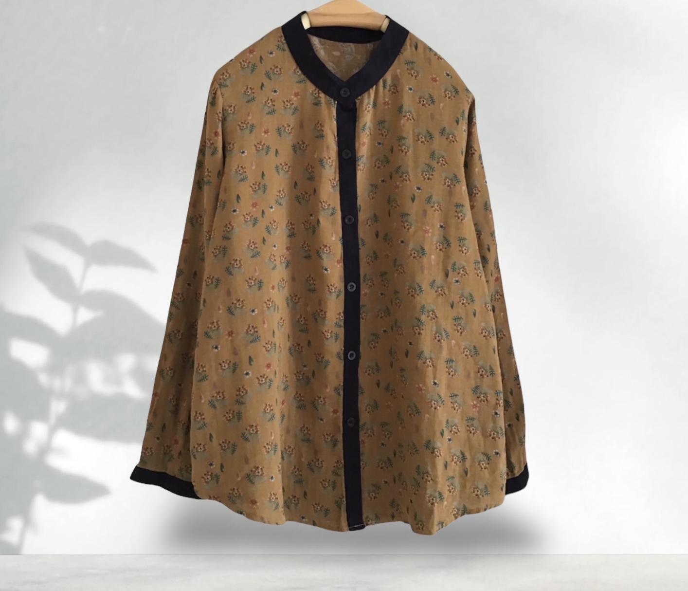 เสื้อผ้าฝ้ายนุ่มลายดอกไม้