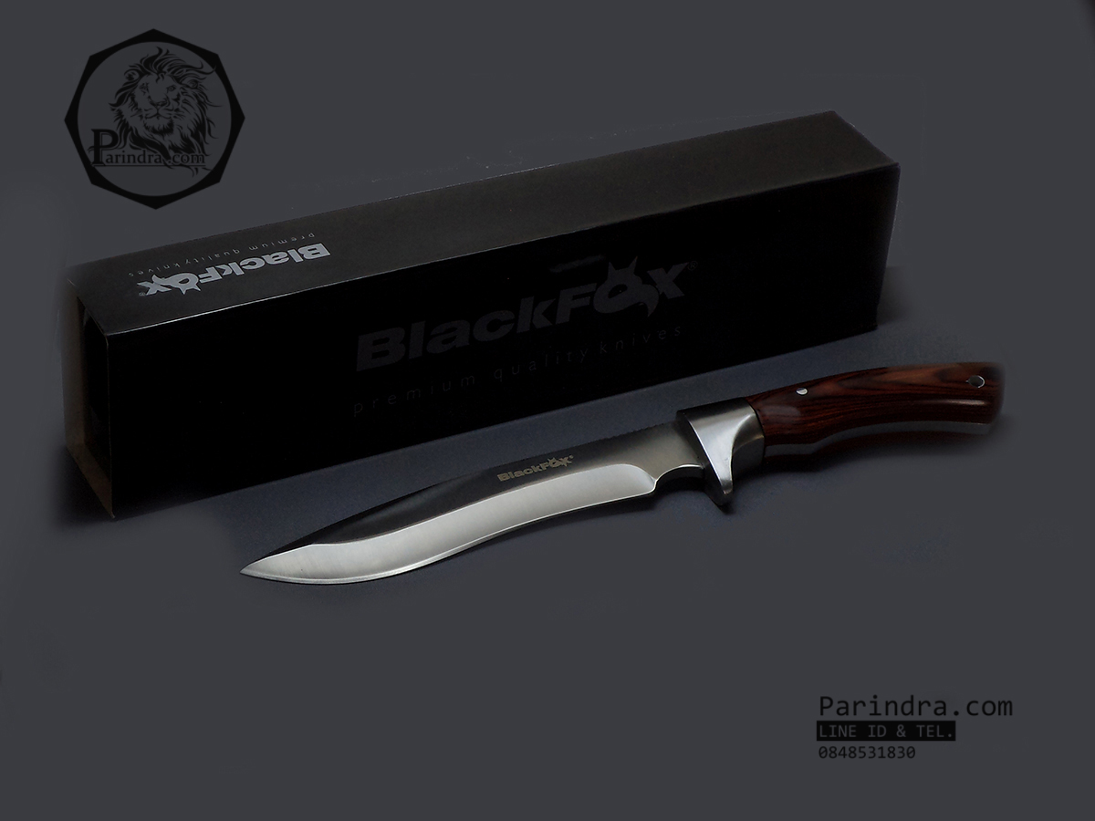 มีดใบตาย Blackfox Black FOX มีดเดินป่าทรงกรูข่า Kukri ขนาด 12 นิ้ว