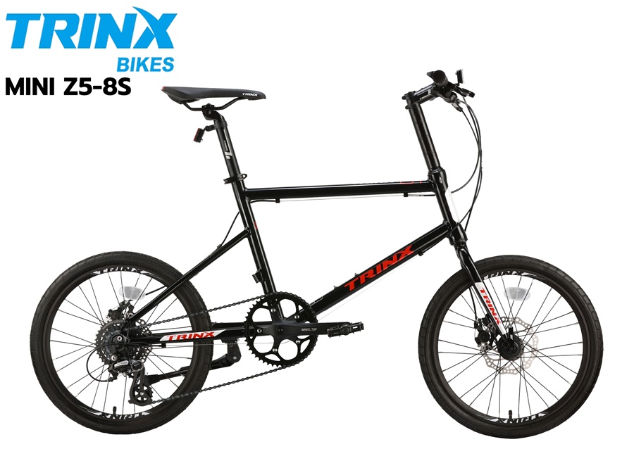 จักรยานมินิ TRINX รุ่น MINI Z5 ล้อ 20นิ้ว เกียร์ Shimano 8 speed เฟรมอลู NEW2023