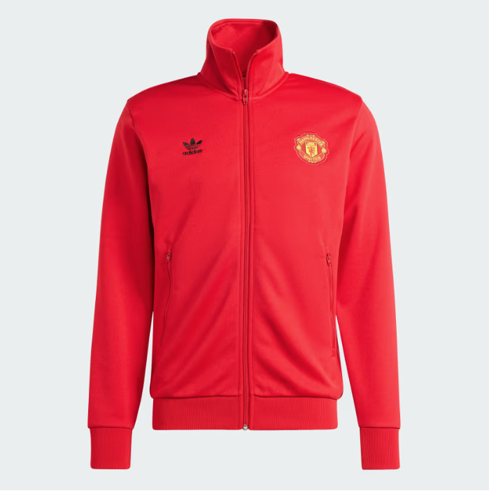 เสื้อแจ็คเก็ตแมนเชสเตอร์ ยูไนเต็ด ESSENTIALS TREFOIL TRACK ของแท้