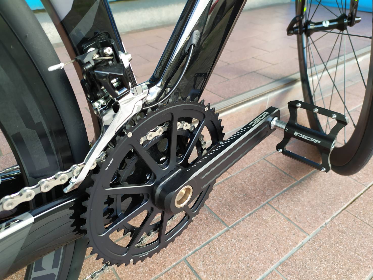 จักรยานไตรกีฬา JAVA TORNADO TT Triathlon bikes เฟรมคาร์บอน ล้อ DECA42, ชุดขับ 105 22สปีด