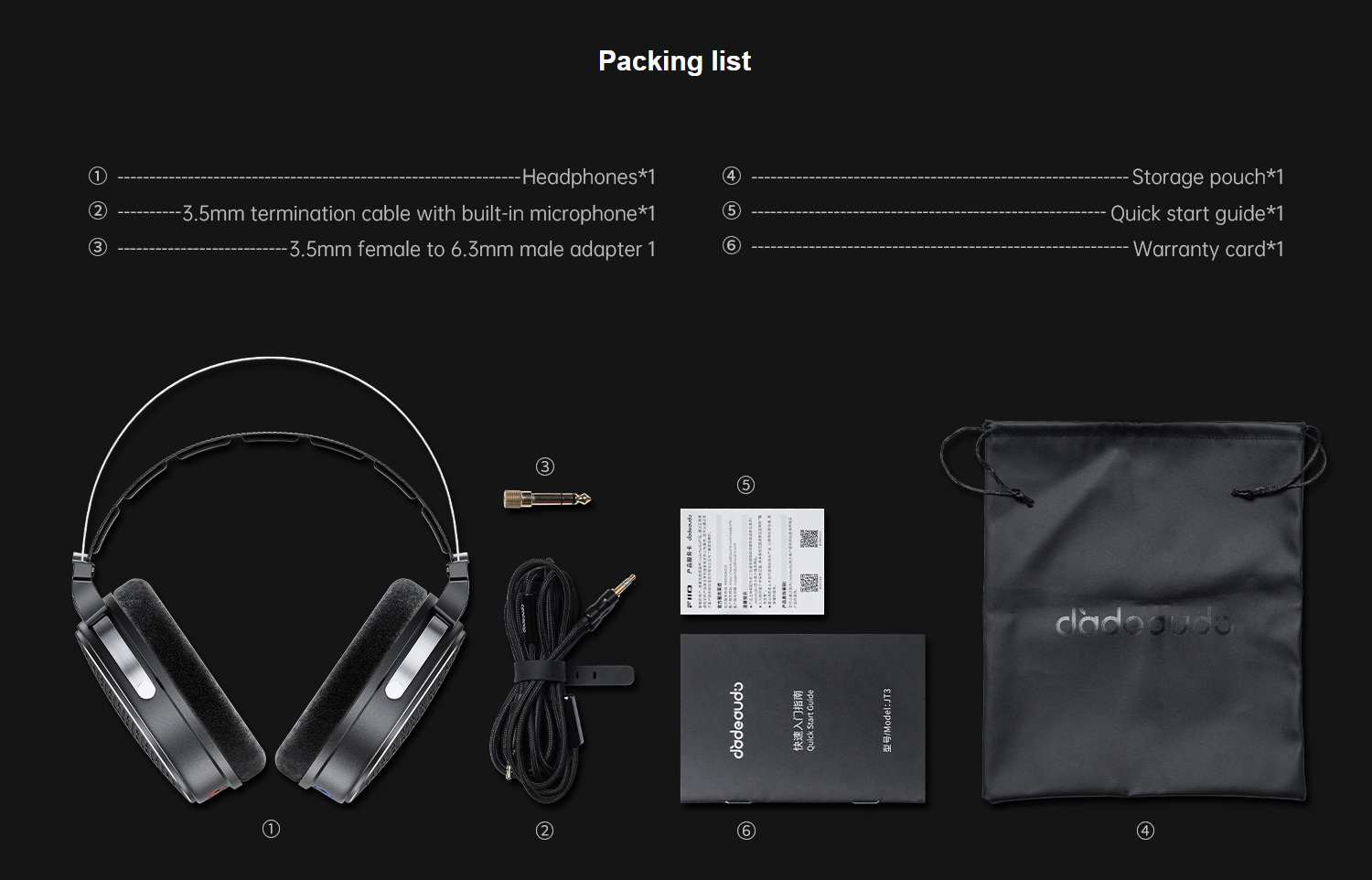 <PreOrder> FiiO JadeAudio JT3 หูฟัง Headphone คุณภาพสูงระดับ High-Fidelity ดีไซน์เปิดหลัง ประกันศูนย์ไทย