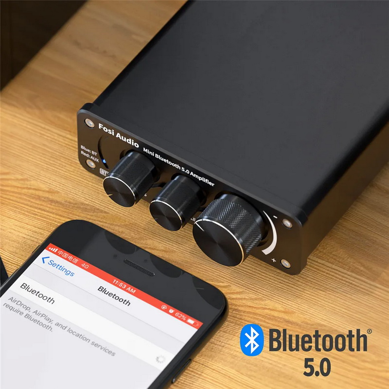 Fosi Audio BT10A Bluetooth Amplifier ClassD ชิป TPA3116D2 ประกันศูนย์ไทย