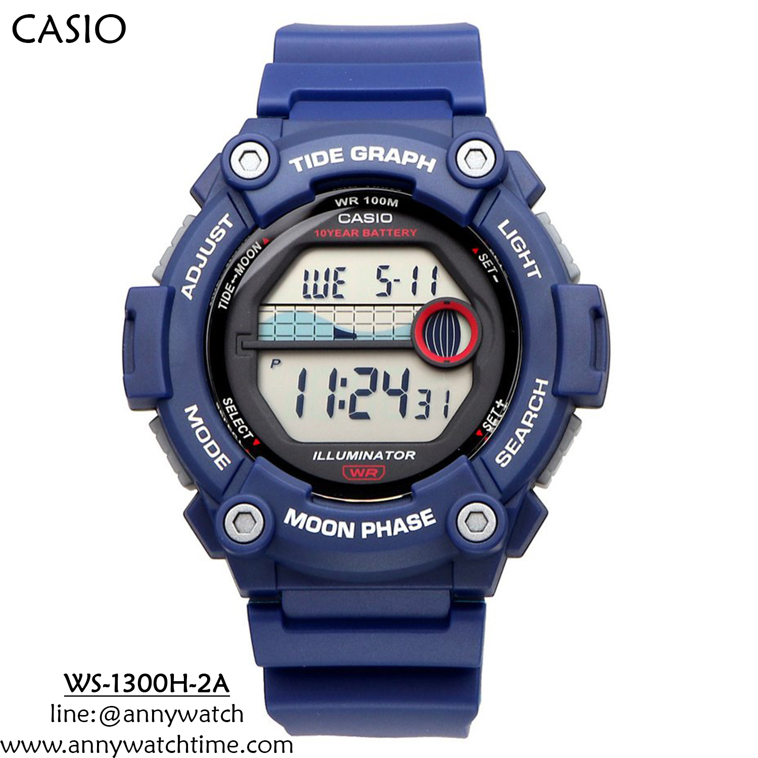 CASIO WS-1300H-2A
