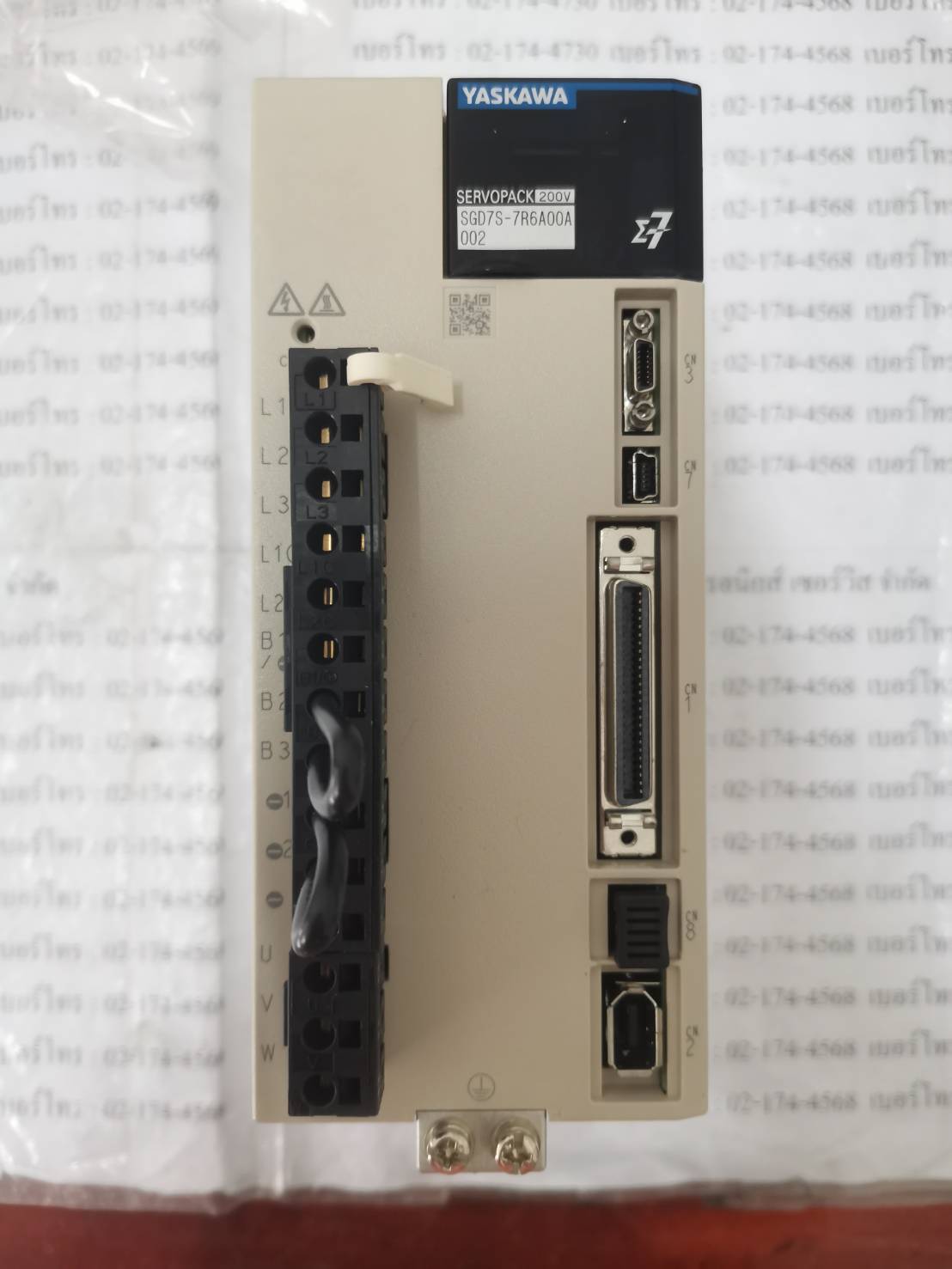 SGD7S-7R6A00A002 SERVO PACK " YASKAWA "