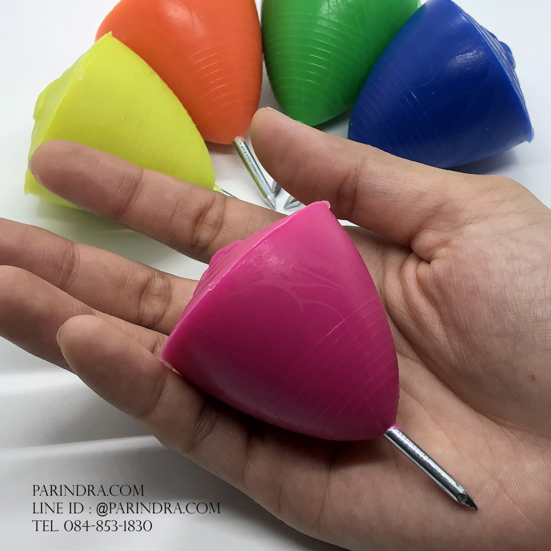 ลูกข่างพลาสติกขนาดใหญ่ คละสี