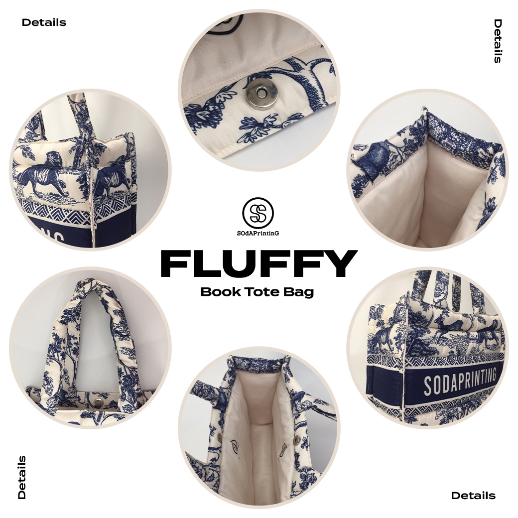 กระเป๋า Fluffy Book Tote Bags Colors Collection รหัส DRA00001-DRA00030 #FluffyBookToteBag #AdOS