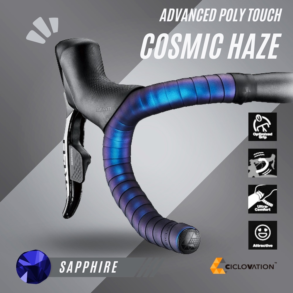 ผ้าพันแฮนด์ Ciclovation Advanced Leather Touch - รุ่น Cosmic Haze Made in Taiwan
