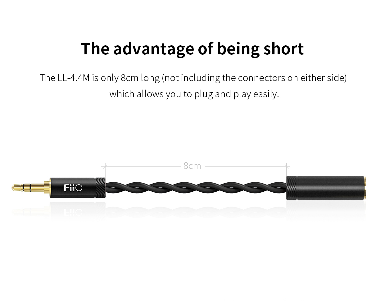 ขาย FiiO LL-4.4M สายแปลง Balanced 4.4mm เป็น ธรรมดา 3.5