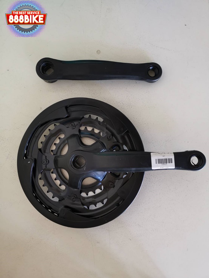 จานหน้า LAMBike Crankset steel 48/38/28 และ 42/34/24 ขาจาน 175มม จาน 3 ชั้น พร้องบันใบจาน