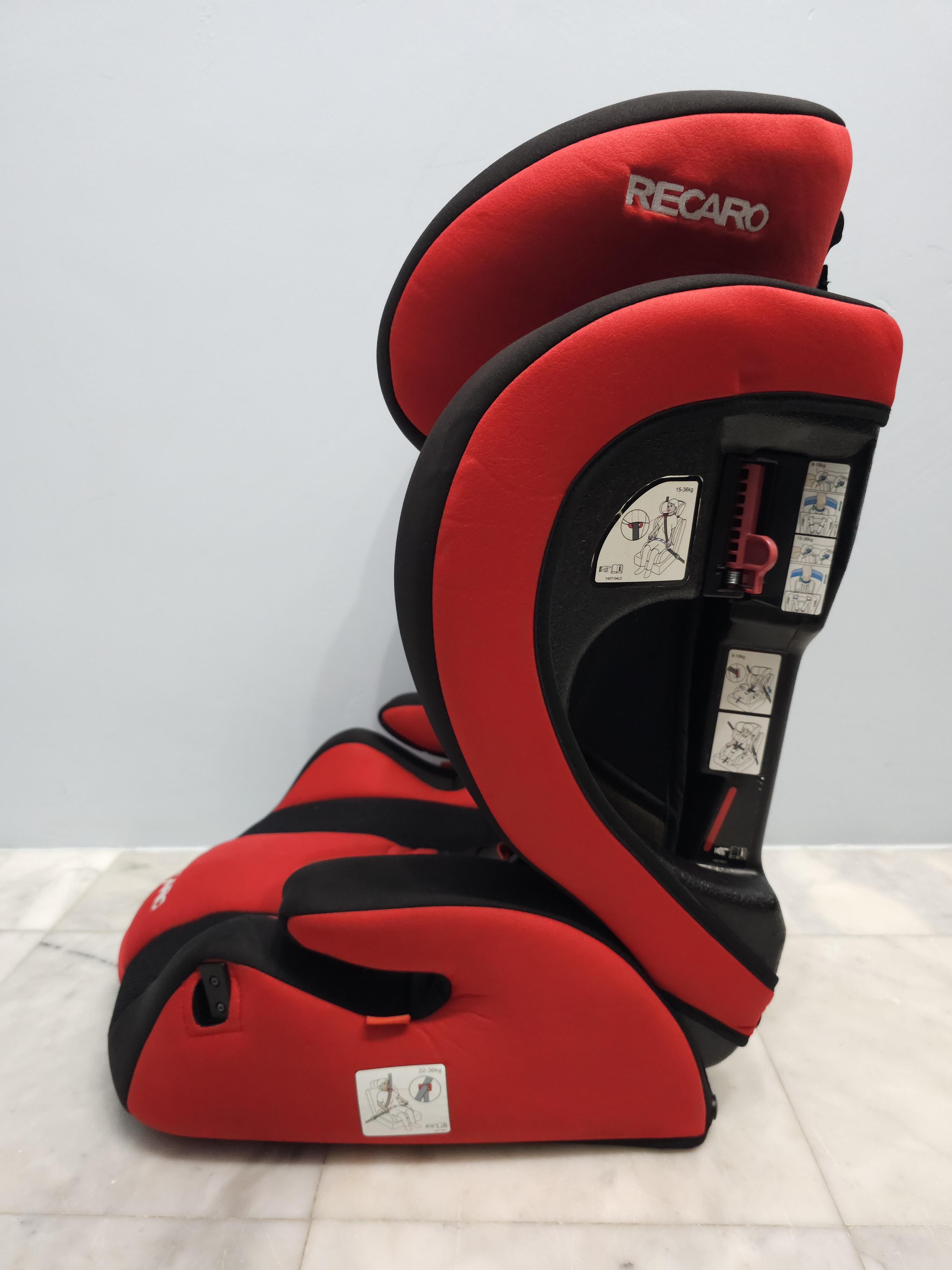 คาร์ซีท RECARO Start J1 Car Seat สีแดง-ดำ สำหรับเด็กอายุ 9 เดือนขึ้นไป [มือสองสภาพสวย]
