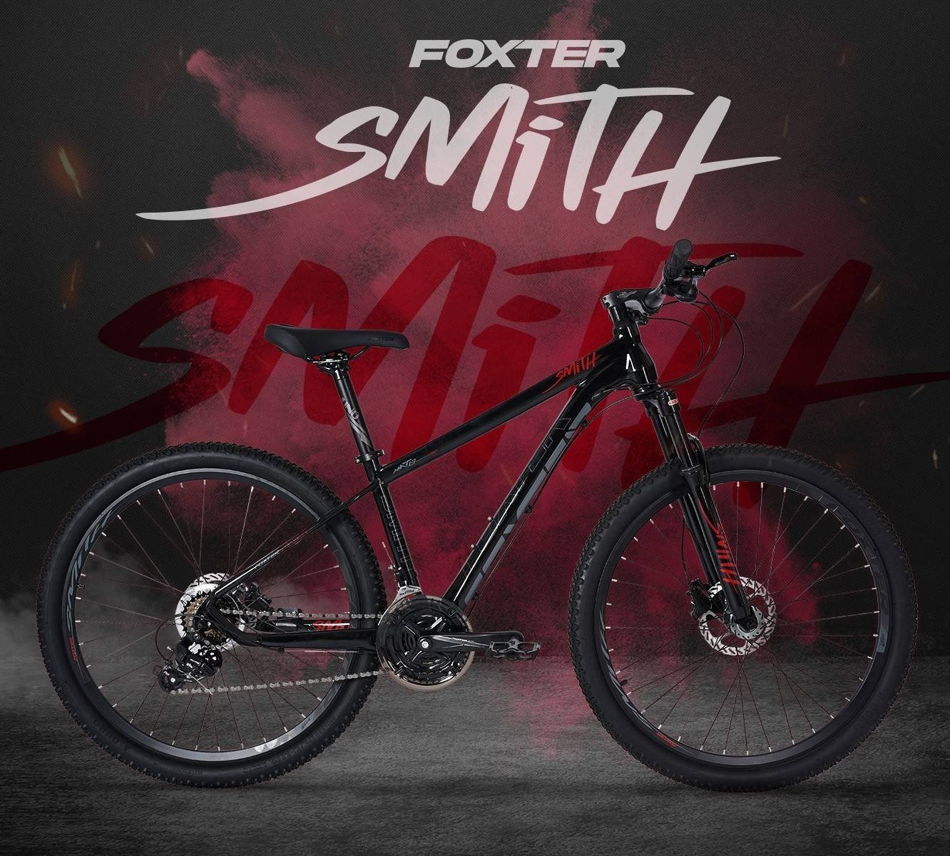 เสือภูเขา Coyote Smith 24 สปีด ดิสน้ำมัน เฟรมอลูมิเนียม ล้อ 27.5 ปี 2023