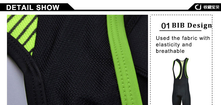 กางเกงขาสั้น CHIJI CYCLING BIBS SHORT ,CJ-BT-3813