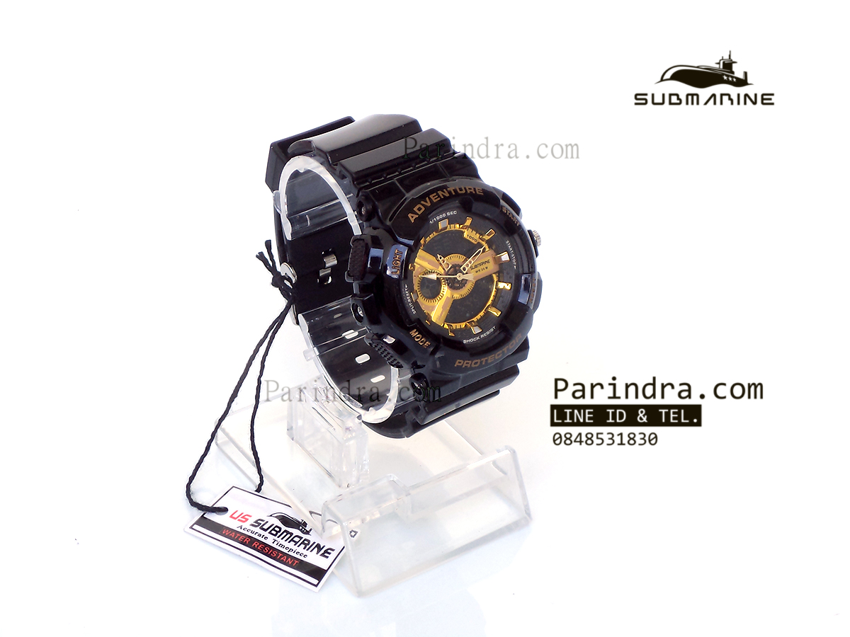 นาฬิกา US submarine Adventure Protector รุ่น TP3163L สีดำ-ทอง