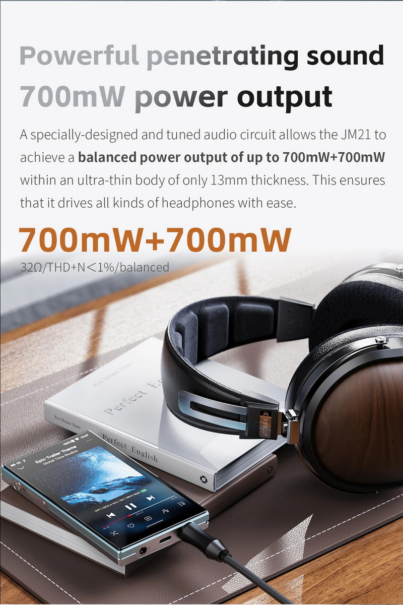 FiiO JM21 DAP พกพา ชิป Dual CS43198 + Dual SGM8262 รองรับ Hi-Res ประกันศูนย์ไทย