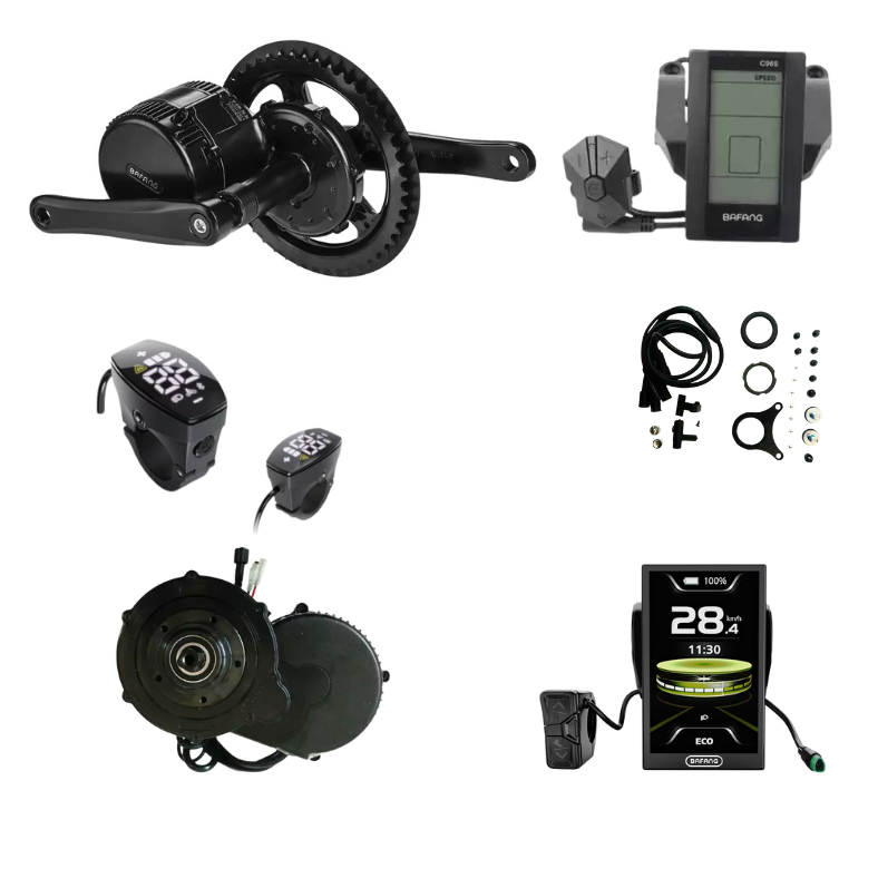 Bafang BBS02B Mid Drive Motor 36V 500W Genuine Electric Bike Conversion Kit with Complete Accessories