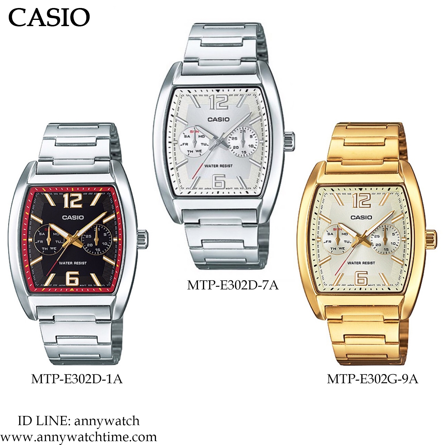 CASIO MTP-E302G-9A