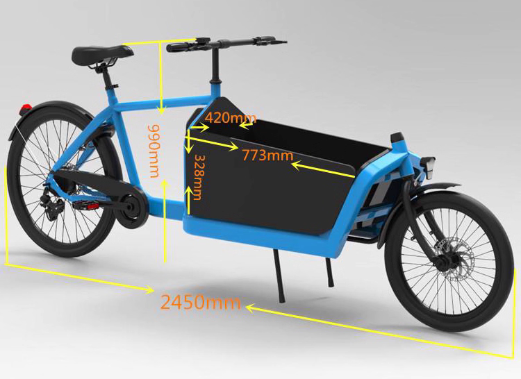 KAGO KG-Heavy Cargo Bike จักรยานขนส่งสินค้า เดนมาร์ก | จักรยานไฟฟ้าครอบครัว Premium