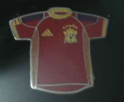 เข็มกลัด ฟุตบอล ทีมชาติสเปน - HOME KIT ฟุตบอลโลก 2002 ใหม่ / SPAIN Football Club Pin - HOME KIT WORLD CUP 2002 NEW