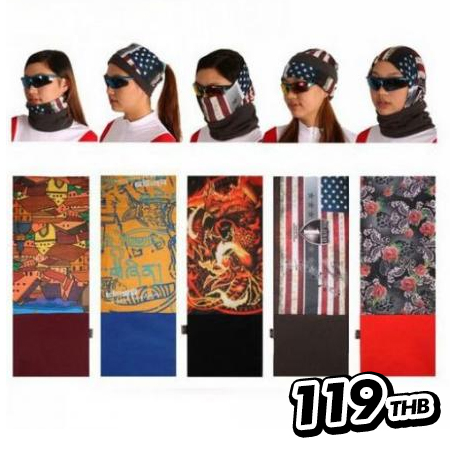 SAHOO 46866 Fleeces Headscarf – ผ้าบัฟคลุมหัวสำหรับนักปั่น ระบายอากาศดี ซับเหงื่อได้เยี่ยม