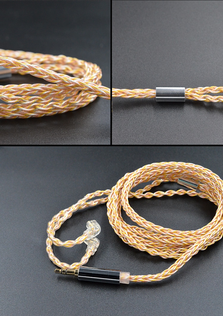 ขาย KZ Gold Mix สายอัพเกรดหูฟัง สำหรับหูฟัง KZ ขั้วพินC