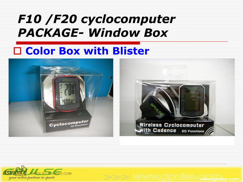 ไมล์จักรยาน G.PULSE WIRELESS CYCLOCOMPUTER WITH CADENCE 20 ฟังชั่น