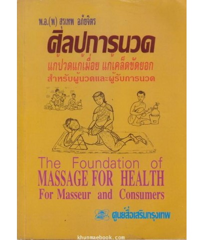 ศิลปการนวด แก้ปวดแก้เมื่อย แก้เคล็ดขัดยอกสำหรับผู้นวดและผู้รับการนวด / ผลงานของ พ.อ.(พ) สุรเทพ อภัยจิตร