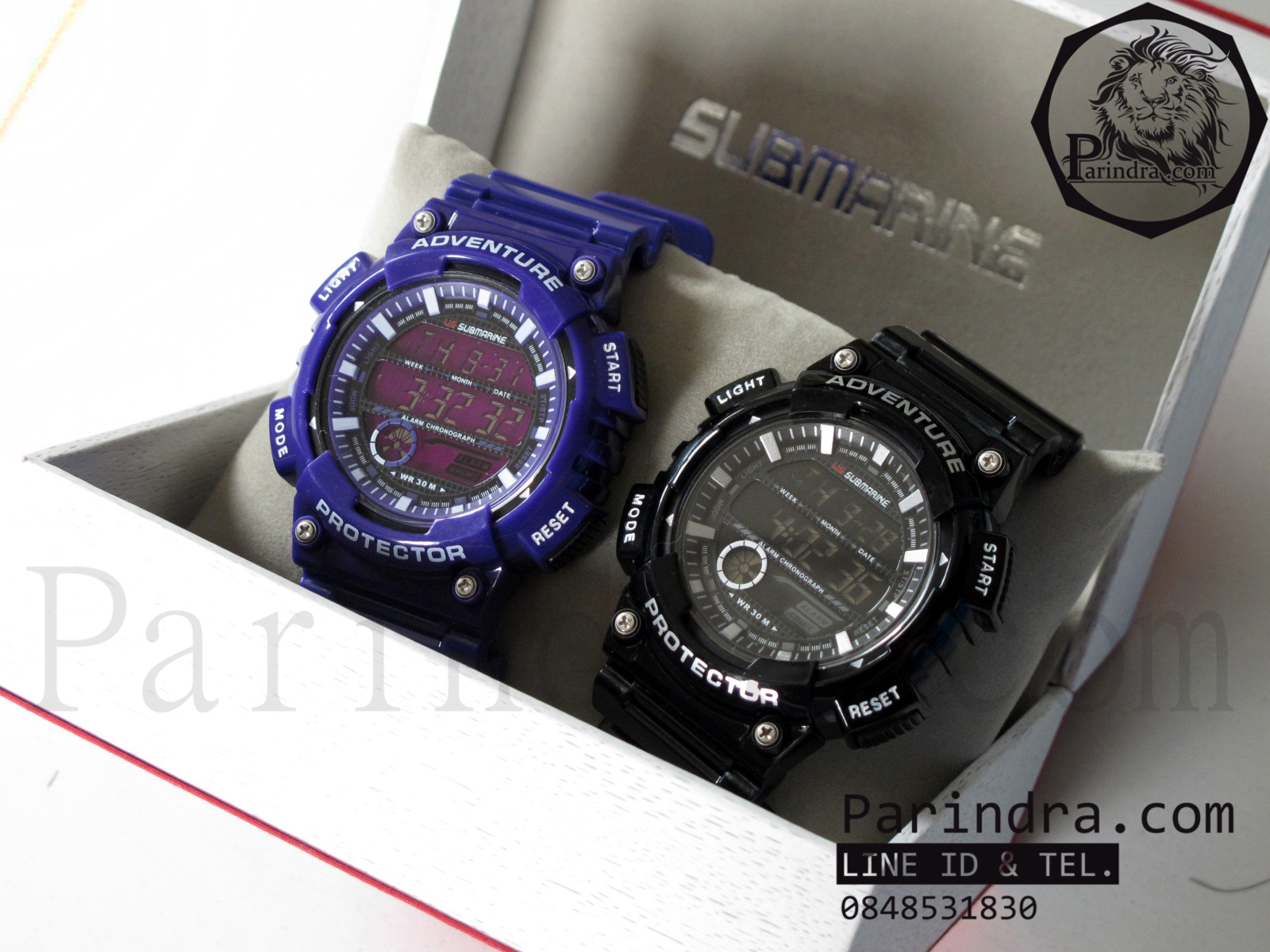 นาฬิกา US submarine สีม่วง TP1318M ผิวมัน ใหม่!!! หน้าปัดพื้นม่วง