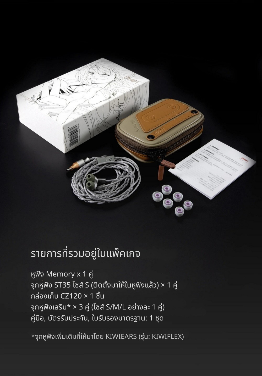 DD MemoryE13P หูฟังอินเอียร์ไดรเวอร์ระนาบ พร้อมชิป DAC/AMP CS43198ในตัว บอดี้อลูมิเนียมเกรดอากาศยาน ประกันศูนย์ไทย