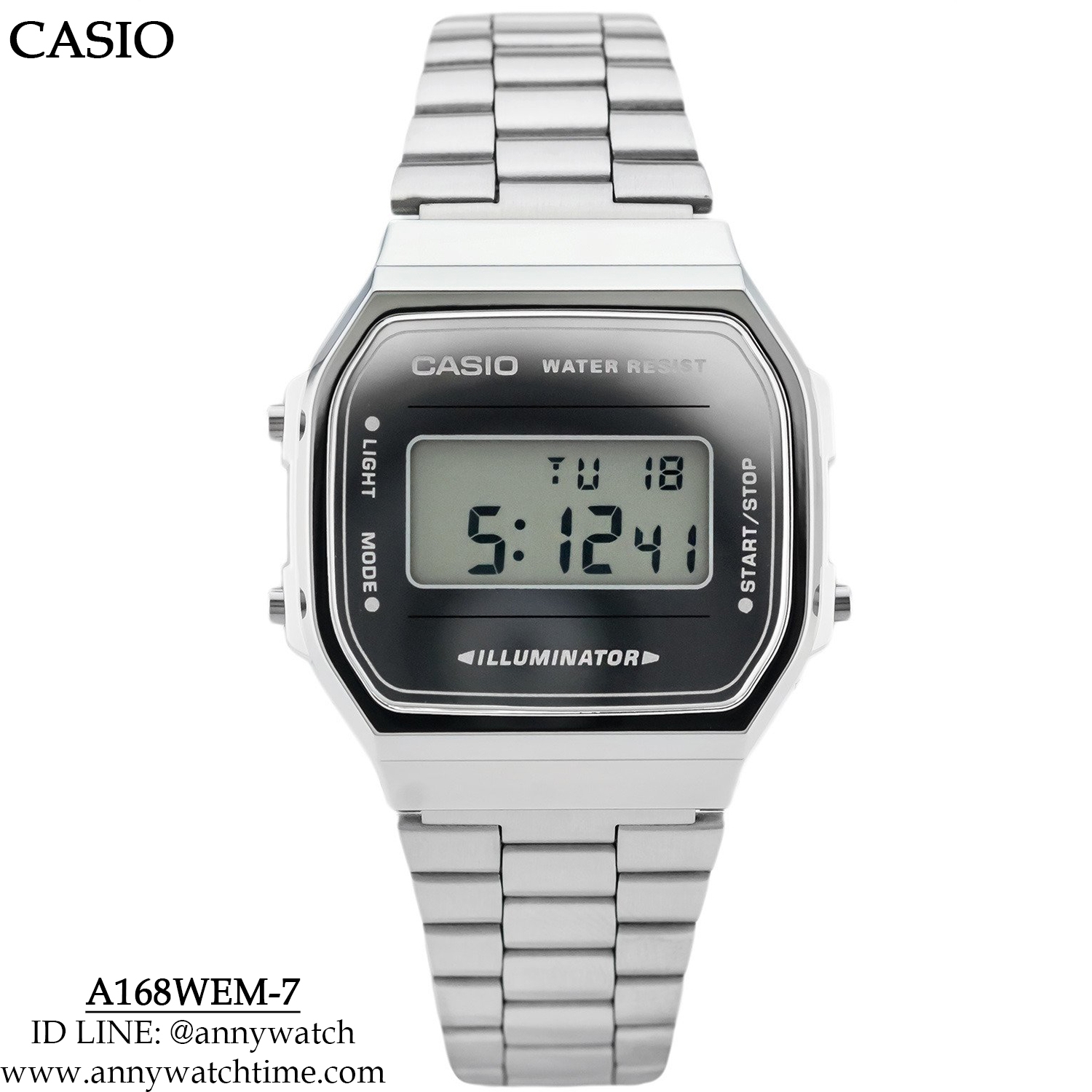 CASIO A168WEM-7
