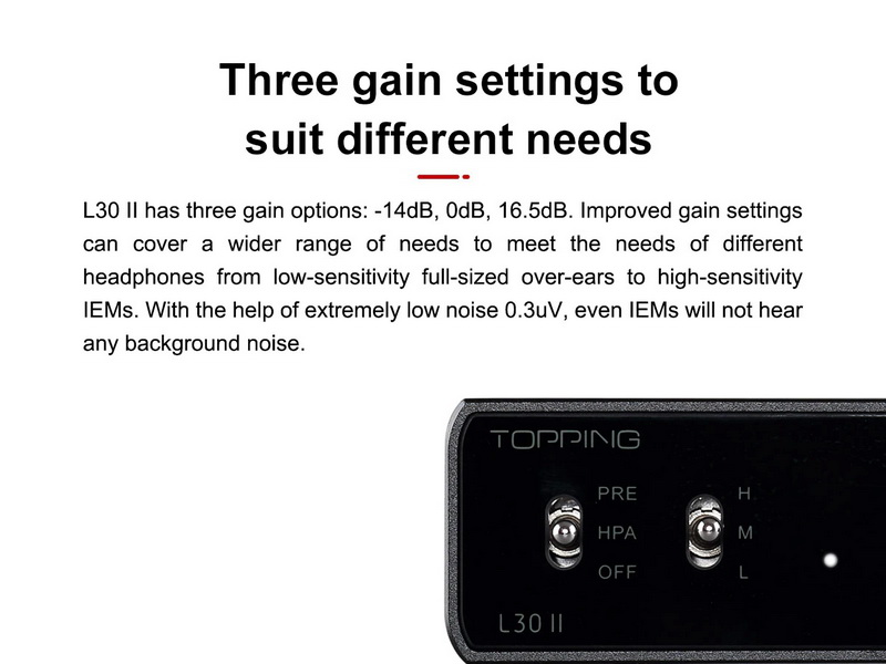 ขาย Topping L30ii NFCA Headphone Amplifier ภาคขยายเสียงหูฟัง