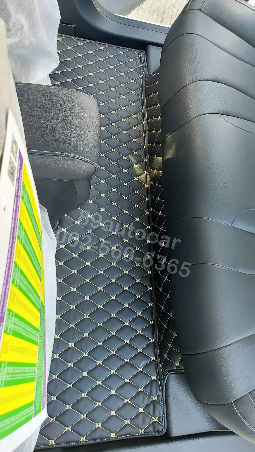 พรมปูพื้นรถยนต์ MG EP ปูพรม6D สีดำด้ายทอง เต็มคัน